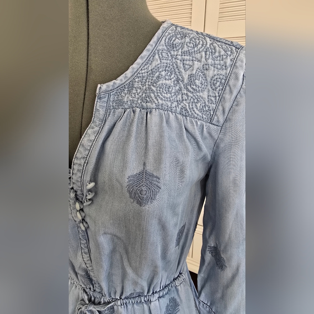 HOLDING HORSES Light Blue Mini Dress - Picture 8 of 15
